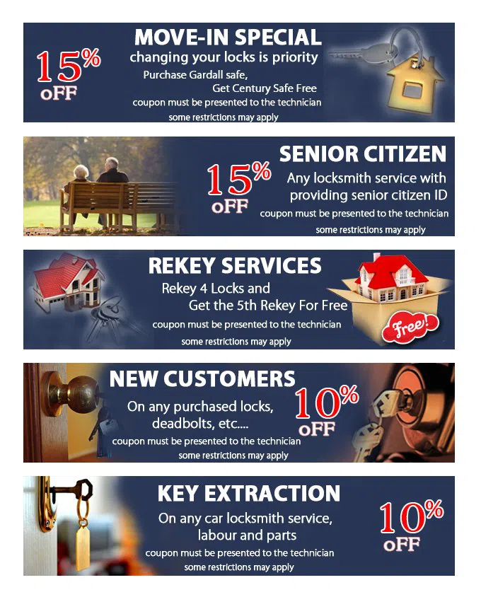 Locksmith Master Shop Champlin, MN 763-220-2822 - coupon21-set-five